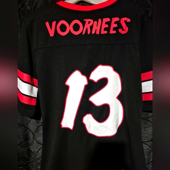 Friday The 13th Black and Red Graphic Dress - Picture 4 of 5